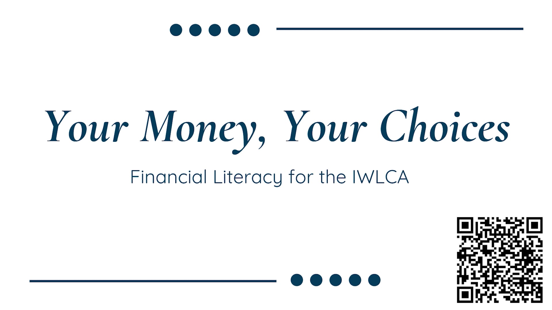 2024 Your Money, Your Choices